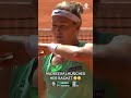 No. 8 Mirra Andreeva heaved her racket after losing the longest rally of the match 😅
