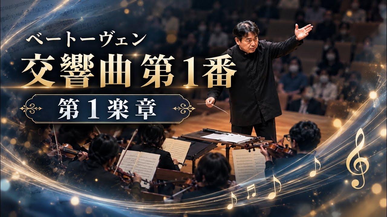 Beethoven Sym.No.1-1ベートーヴェン交響曲第1番第1楽章下野竜也指揮 