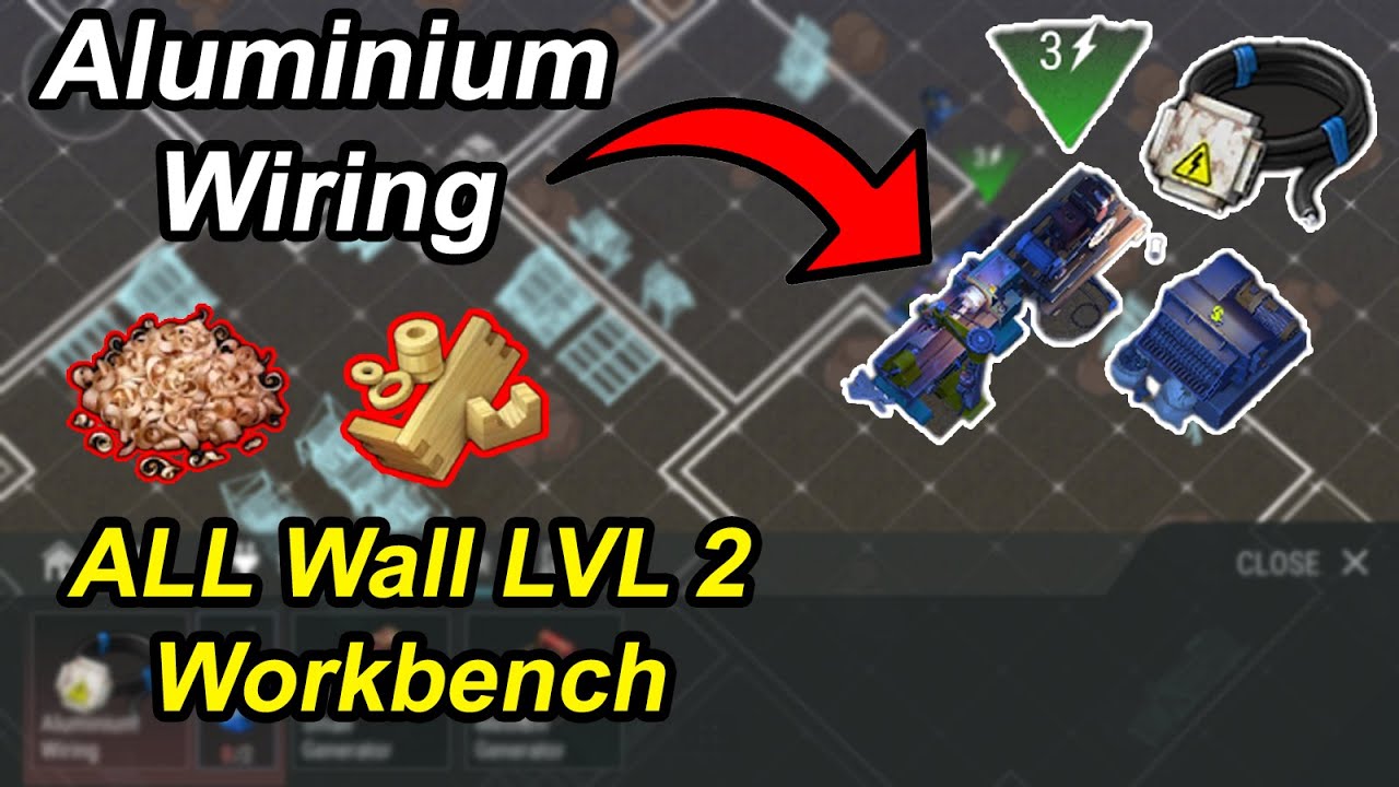 Use Aluminium Wiring / LDOE Act 2 / Every workbench (Wall LVL 2) / 