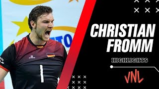 🔥 Christian Fromm 🇩🇪 | Best HIGHLIGHTS from VNL 2024 | Power, Precision & Skill