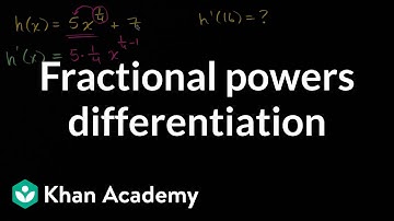 Fractional powers differentiation | Derivative rules | AP Calculus AB | Khan Academy