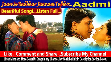 Jaan Se Badhkar Jaanam Tujhko Cover Song | Aadmi | Kumar Sanu, Sadhana Sargam | 90s Hits | RK Rising