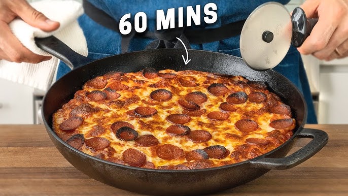 Cast Iron Pan Pizza - Sip and Feast