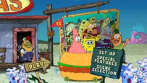 The SpongeBob Squarepants Movie - DVD Menu Walkthrough