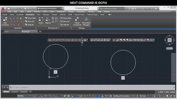 155 (PARAMETRIC TOOL) (GCEQUAL) EQUAL GEOMETRIC CONSTRAINT AUTOCAD