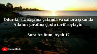 Rum surəsi ayə 11-20 oxuyan İdris Abkar