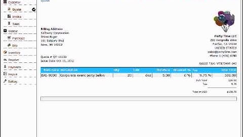 Create and send Quote and Invoice in Datamoto - a billing and order management software