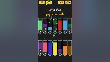 Water sort puzzle level 3405