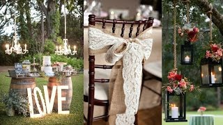 Rustic Wedding Decor Ideas \& Inspiration