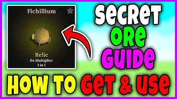 How to GET FISCHILLIUM and how to USE THEM in THE FORGE Roblox