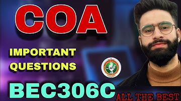 BEC306A Vtu Important Questions | Computer Organisations And Architecture