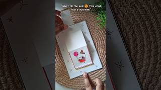 Cute Handmade Sliding Birthday Card 🎂✨ Easy DIY Surprise Card #Shorts