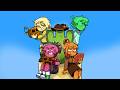 MUNDO TORAJO NO MINECRAFT NUM BLOCO SÓ 7 !!! 🌵
