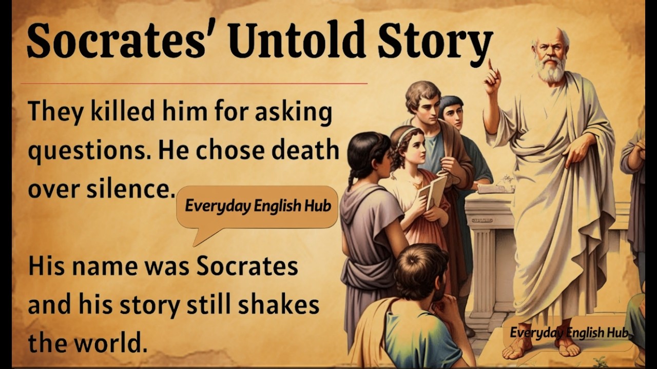 The Unbelievable Story of Socrates || Learn English Through Story Level 2 🔥 || Improve Your English