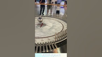 Foucault pendulum: a large pendulum proving Earth