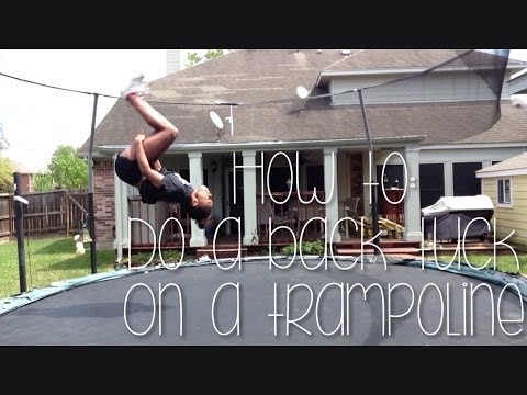 How To: Do A Back Tuck On A Trampoline | Ivory James