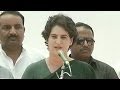 Priyanka campaigns Bareli, criticizes Gujarat