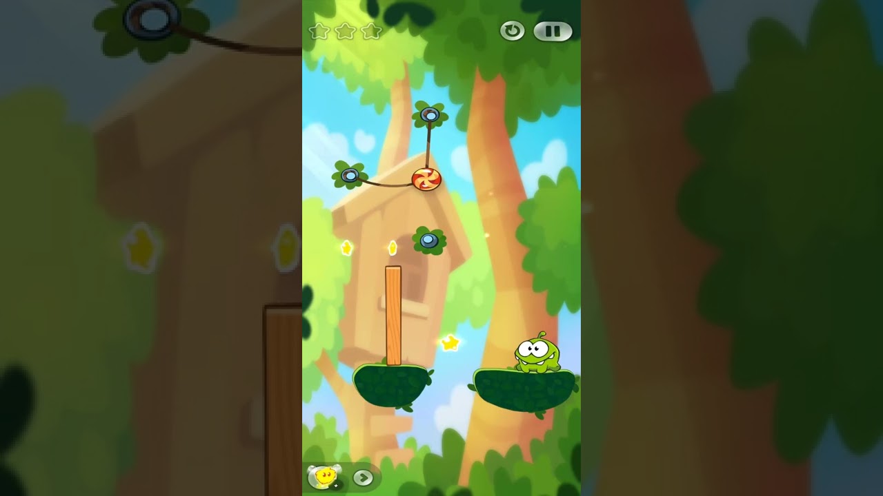 Cut the Rope 2 Puzzle android games walkthrough level #4
