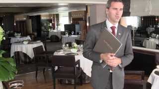 Servain Presents The Dining Room Of The 2 Michelin La Palme Dor, Cannes