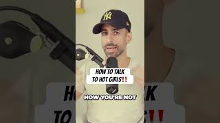 How to talk to hot girls who intimidate you. #datingadvice #jadtjones