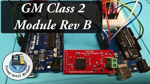 GM Class 2 & J1850 VPW Communication with Arduino and XC68HC58 IC Rev B