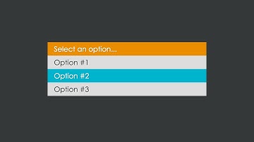 Creating a Custom Dropdown Menu