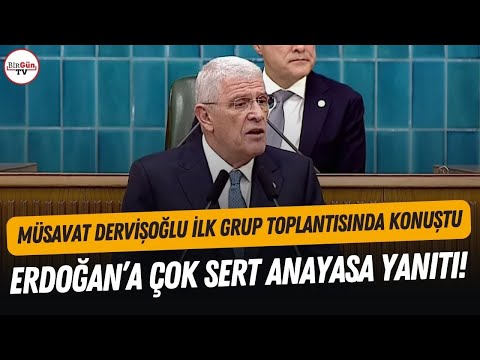 İYİ Parti'de Akşener'siz ilk grup toplantısı! Müsavat Dervişoğlu'ndan çok sert anayasa resti!