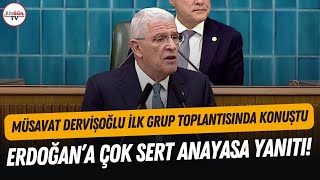 İYİ Parti'de Akşener'siz ilk grup toplantısı! Müsavat Dervişoğlu'ndan çok sert anayasa resti!
