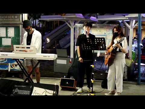 在錯誤的宇宙尋找愛(陳健安)~Lost Stars(Adam Levine)-尖沙咀碼頭Busking@Cover By Alfred-2022/06/26