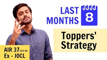 GATE preparation strategy and plan for last 8 months - GATE 2022