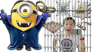 SLENDERMAN TRỐN KHỎI 100 CÁI BẪY NGUY HIỂM ĐỂ GIẢI CỨU MINION(KẺ CẮP MẶT TRĂNG)