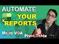 Automate Reports in Excel using Simple formula - Time Saving Tip to Auto Format Reports