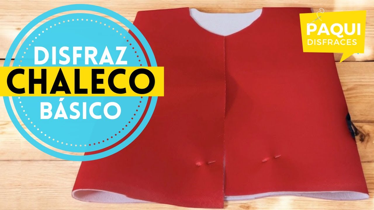 CHALECO BÁSICO PARA DISFRAZ