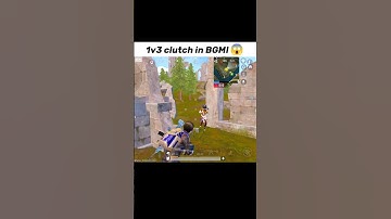 1v3 clutch in BGMI 😱 💯 #shortvideo #shorts #ytshorts #bgmi #pubgmobile #1v3