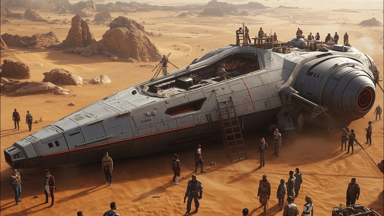 Abandoned Mega Starship Awakens for a Human Mechanic—Becomes a Galactic Weapon