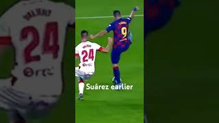 Suárez now vs Suárez earlier