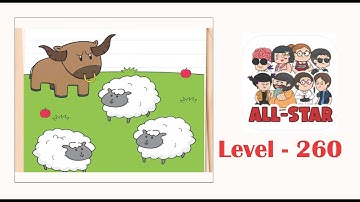 Brain test all star level 260 Find the hiding rabbit.