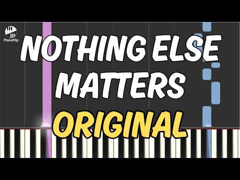 Nothing Else Matters – Metallica | EASY Piano Tutorial (Synthesia ...