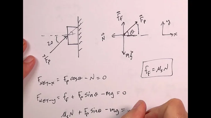 Forces and Friction - Four Example Problems
