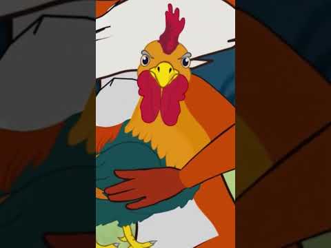 Сказка петушок золотой гребешок. Или кот, лиса, дрозд да петух #shortsvideo #shorts