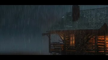 تلاوة مريحة بصوت عثمان مشعل الحداد مع صوت المطر و الرعد وفرقة الحطب