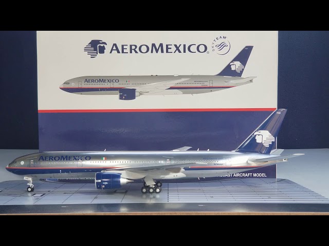 JC Wings 200 Aeromexico B777-200ER(Previous Silver Chrome Livery