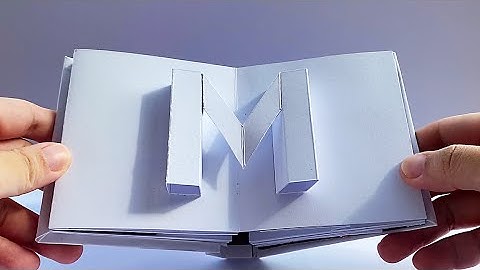 DIY ABC Alphabet Pop-up book