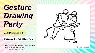 Premium Selection Duo & Couple Pose - Video/Photo Reference for Figure Drawing-
