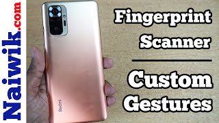 How to set Custom Gestures to Fingerprint Scanner in Redmi Note 10 Pro Max screenshot 5