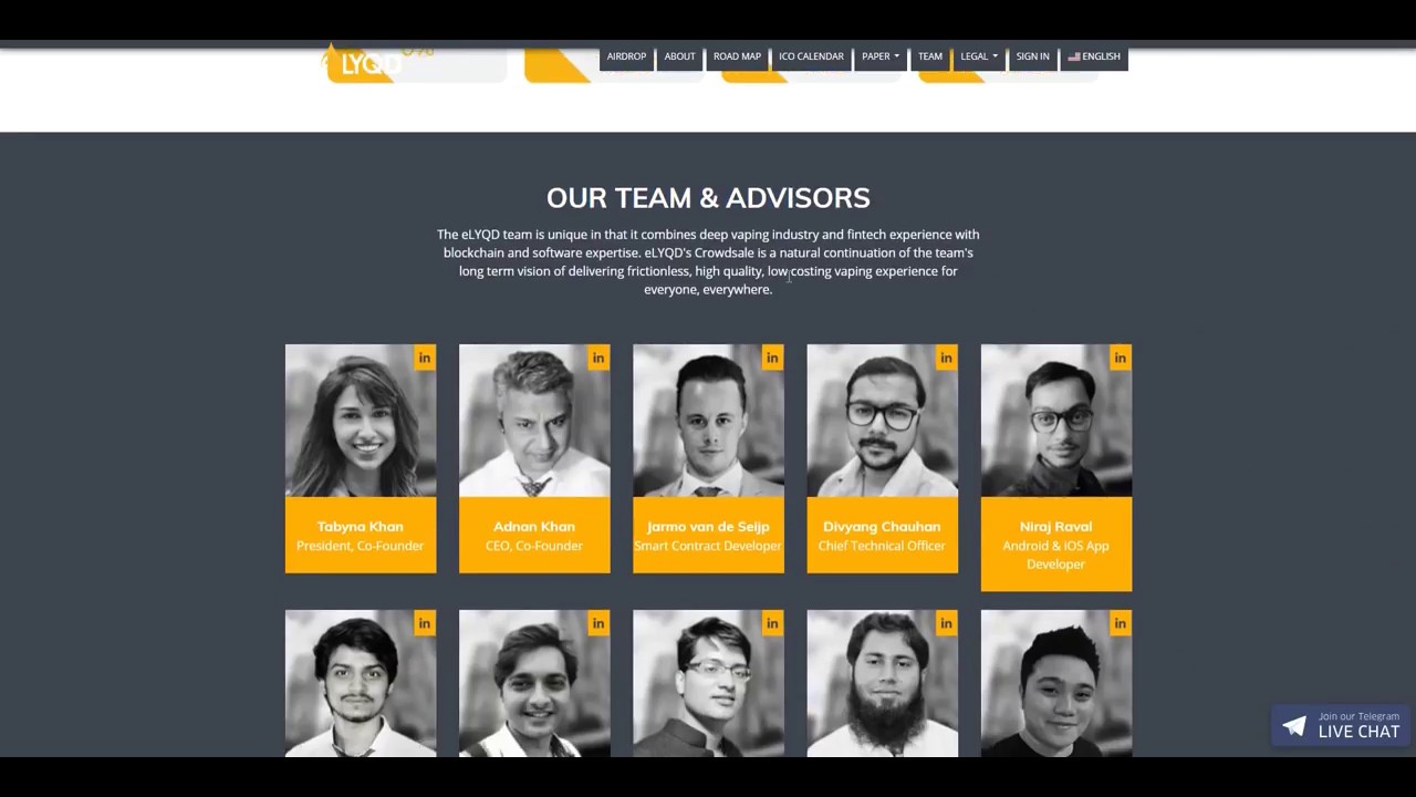 eLYQD — Global Blockchain Platform for Universal Brands of e-Liquids