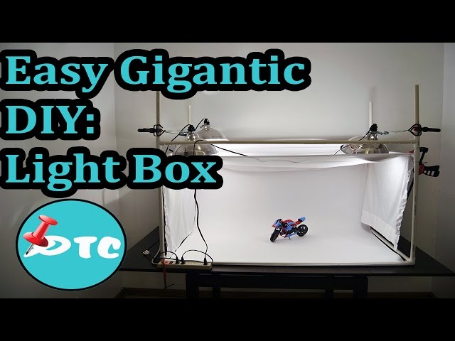 How To Build A PVC DIY Photo Light Box