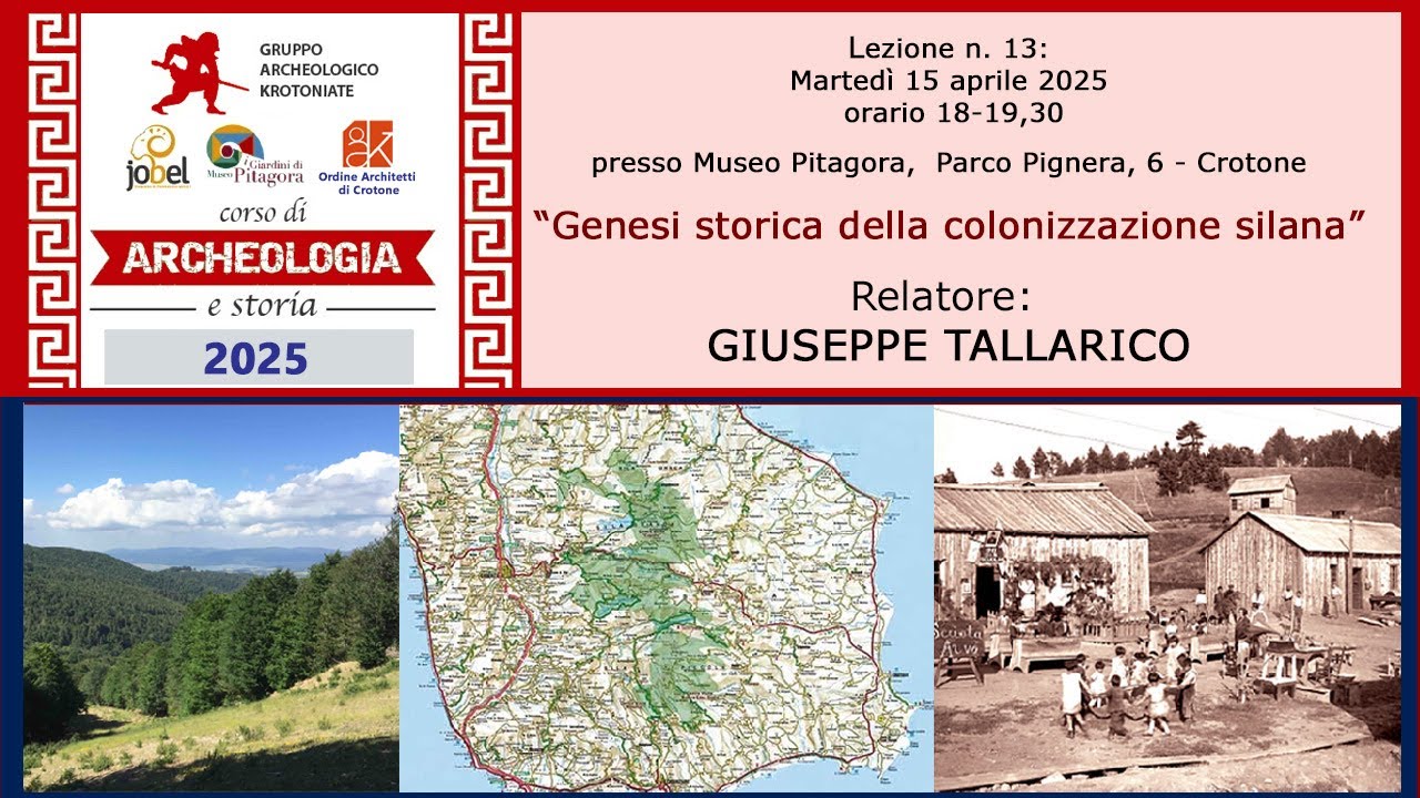 Corso GAK 2025. Relatore: Giuseppe Tallarico, 