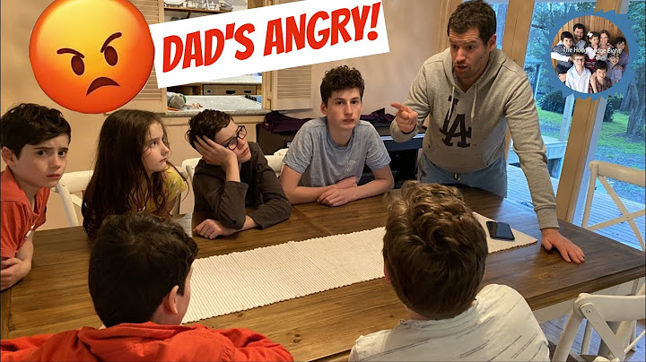 DAD'S ANGRY! KIDS ARE IN TROUBLE!