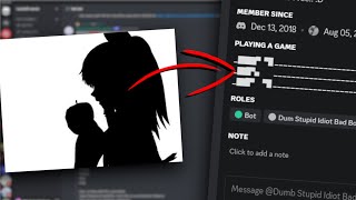 Bad Apple but it's Played on a Discord Status